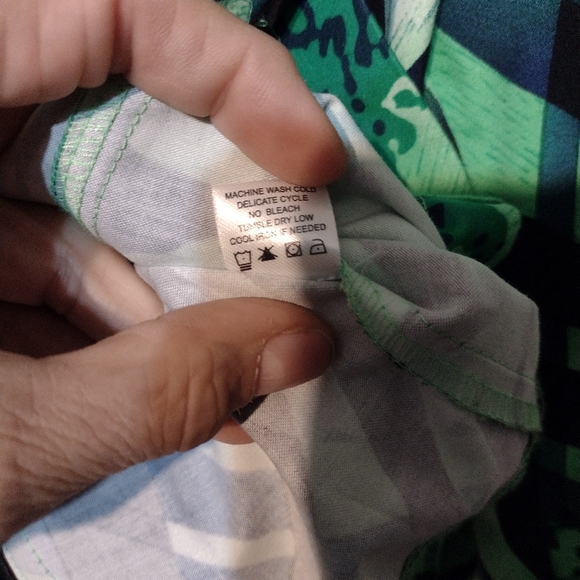 Erin London size L fabulous tropical blazer green 💚 and Blue & Black - Picture 3 of 10